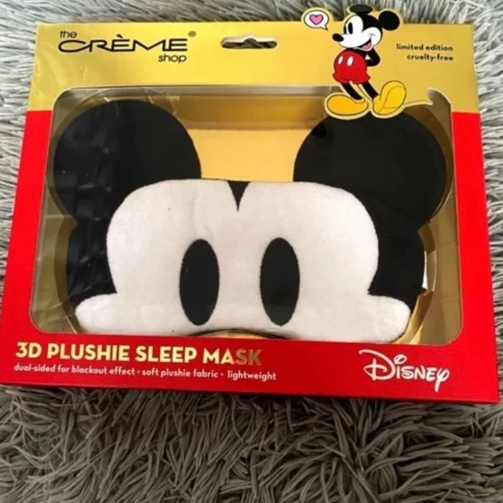 Mickey Mouse 3D Plush Sleep Mask NEW